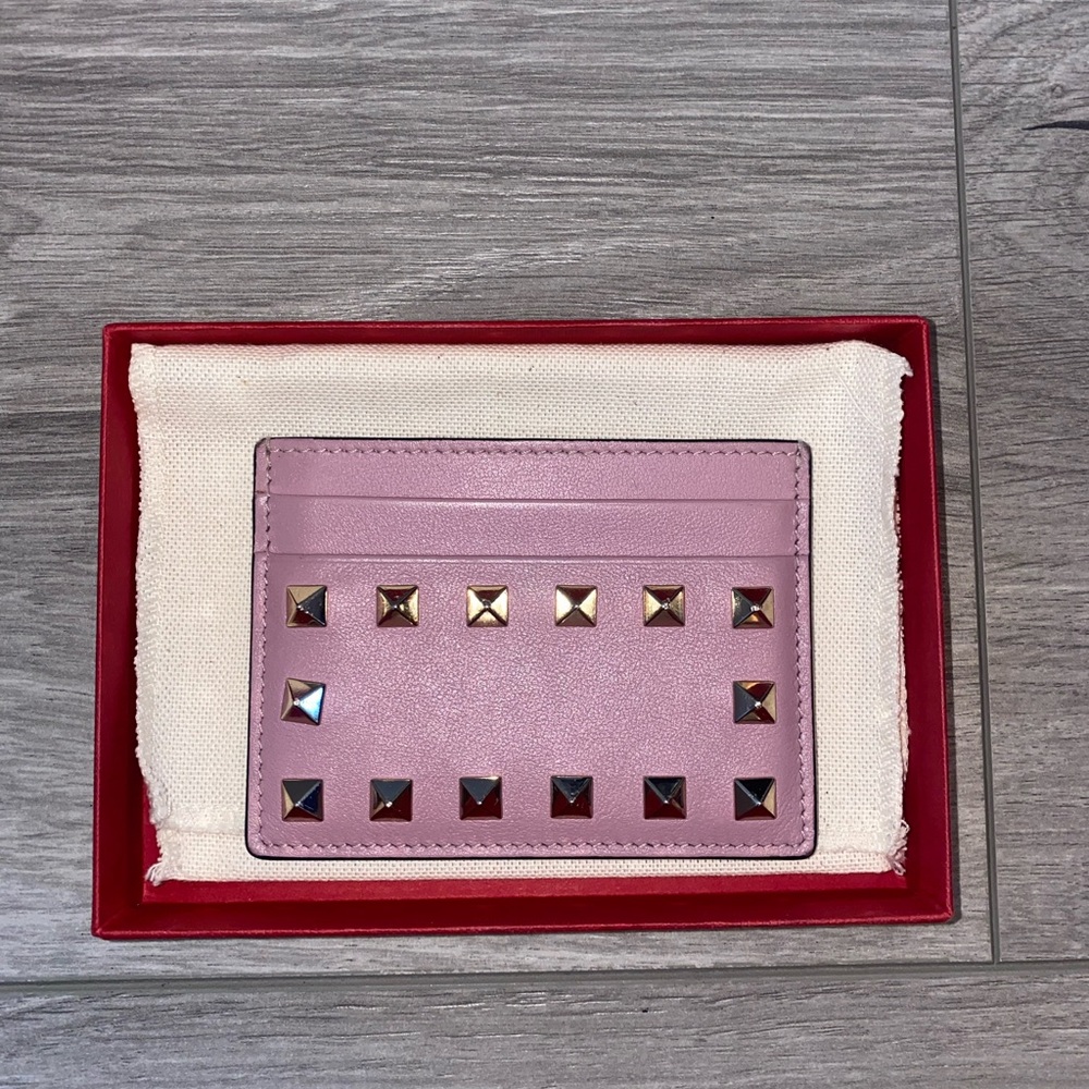 Valentino rockstud card slot
